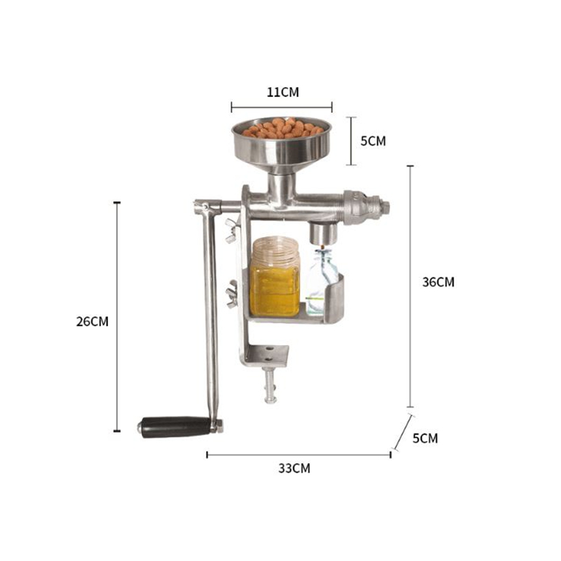 Small Manual Stainless Steel Oil Press Machine LY-2 Small Manual Stainless Steel Oil Press Machine LY-2