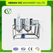 Mini 304 Stainless Steel Crude Kannella Żejt Magni tar-Raffinerija Alkali